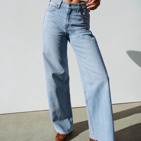 Free People Denim - FREE PEOPLE🌸Wide leg straight jeans